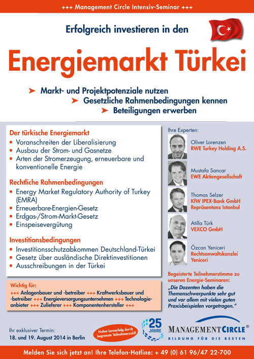 Seminar Energiemarkt Türkei Teil 2